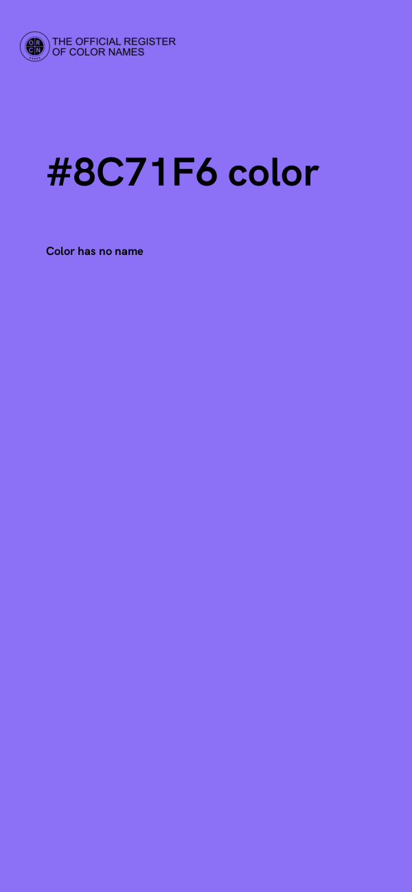 #8C71F6 color image