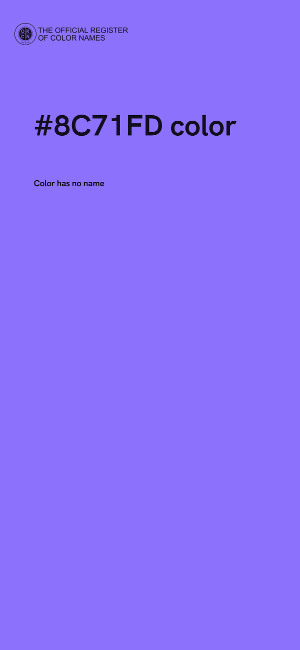 #8C71FD color image