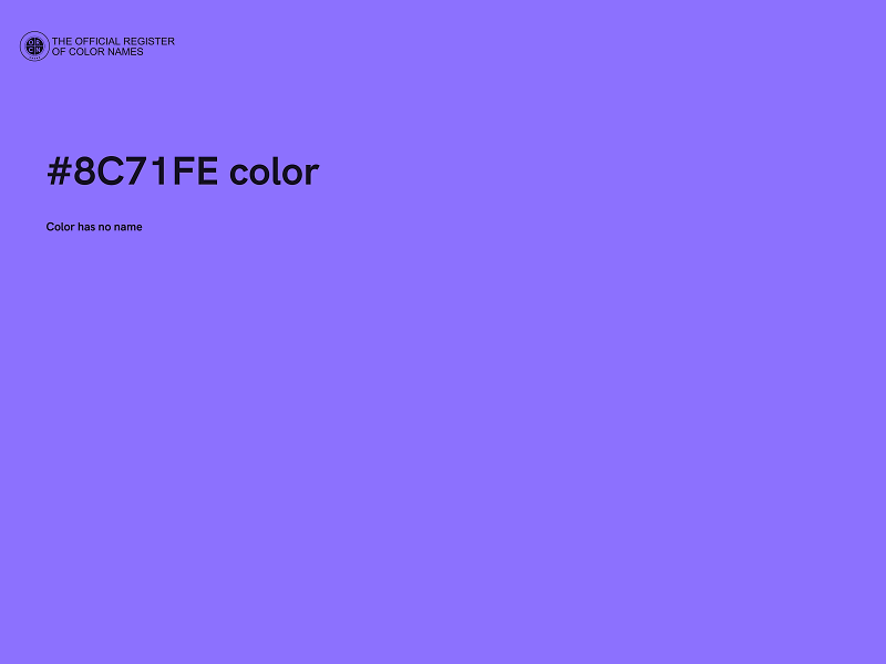 #8C71FE color image
