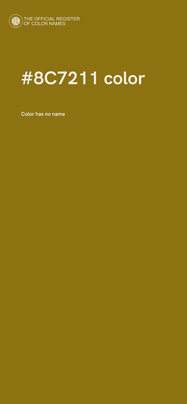 #8C7211 color image
