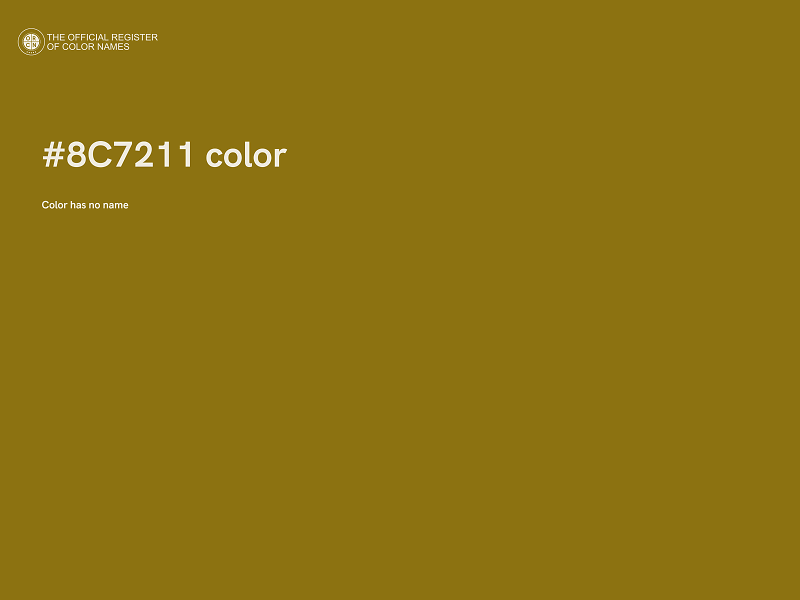 #8C7211 color image