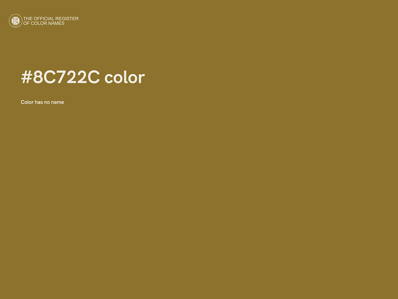 #8C722C color image