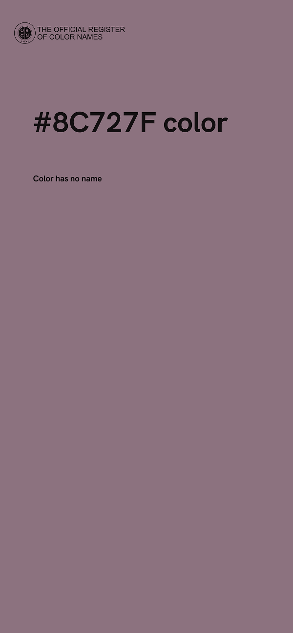 #8C727F color image