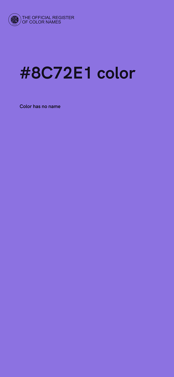 #8C72E1 color image
