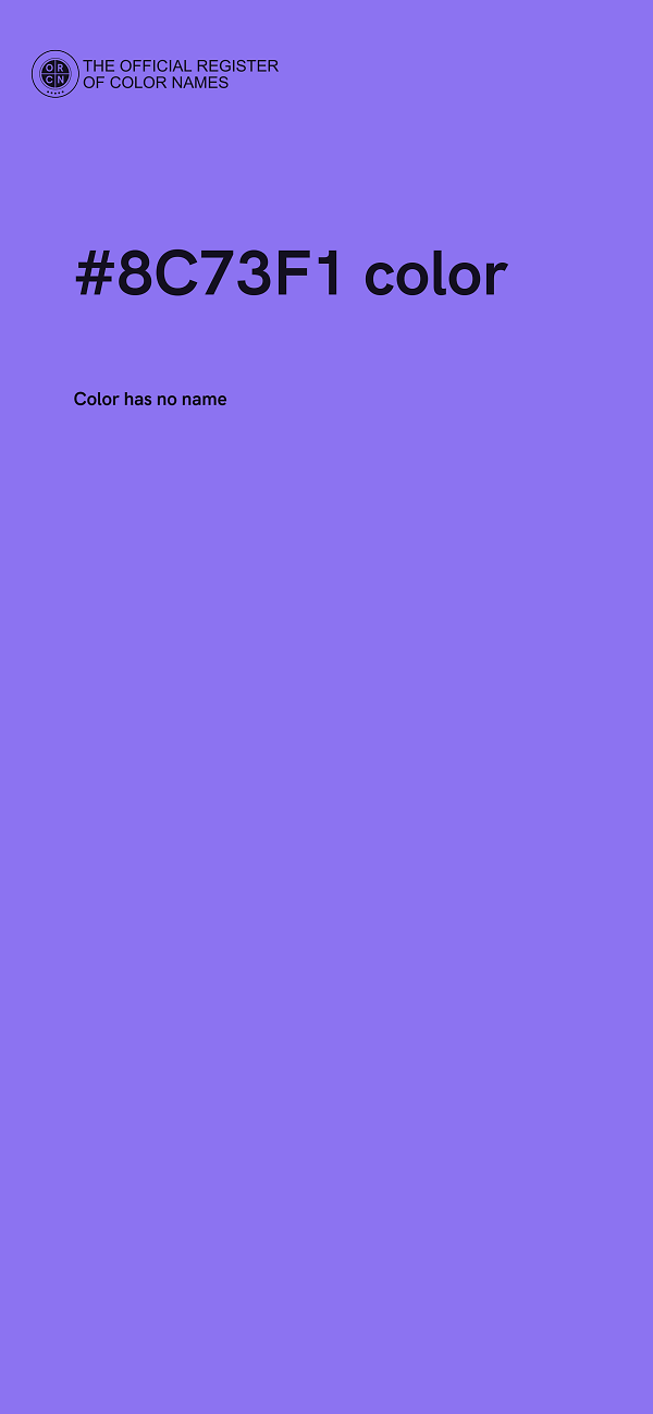 #8C73F1 color image