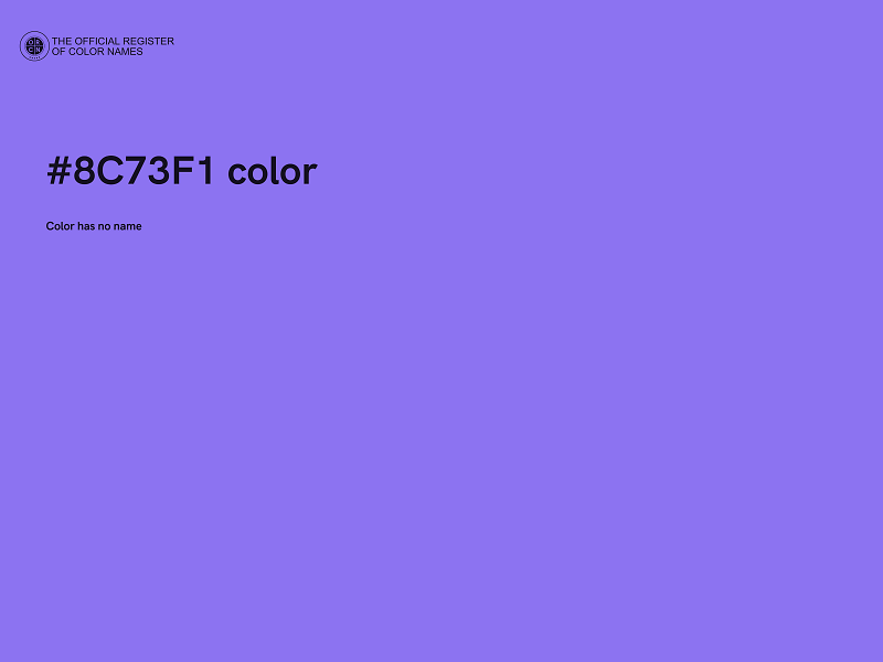 #8C73F1 color image