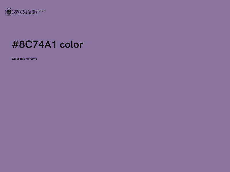 #8C74A1 color image