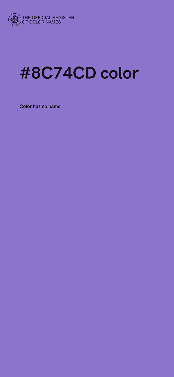 #8C74CD color image