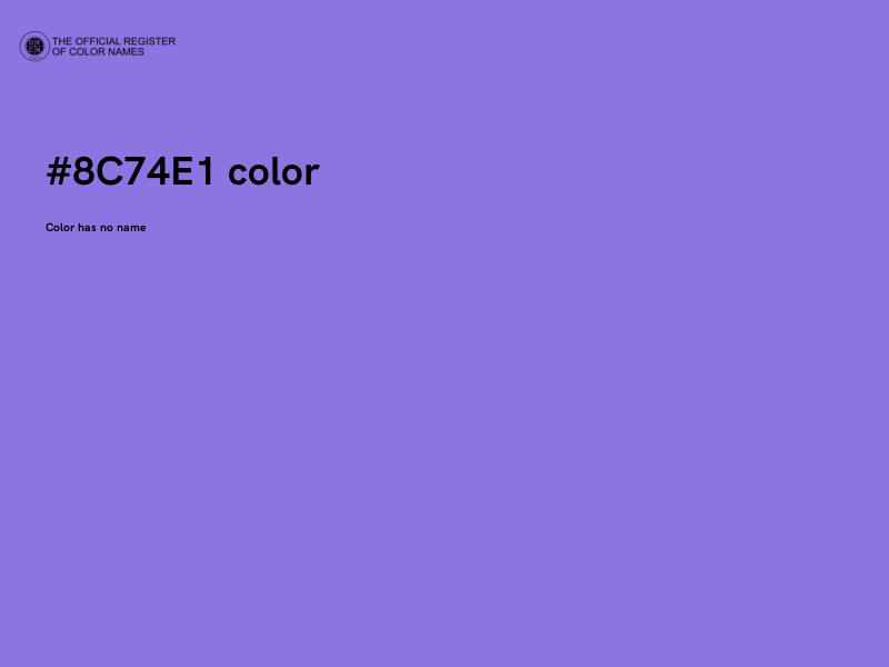 #8C74E1 color image