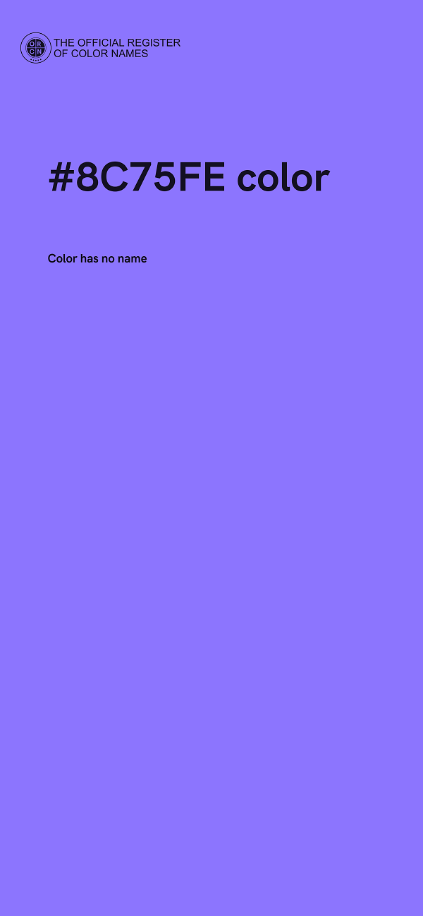 #8C75FE color image