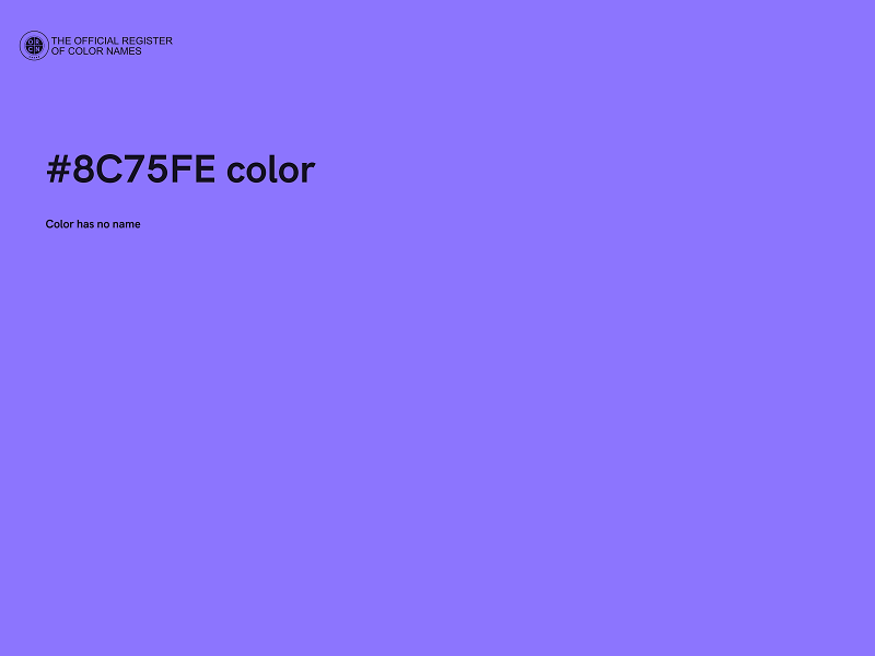 #8C75FE color image