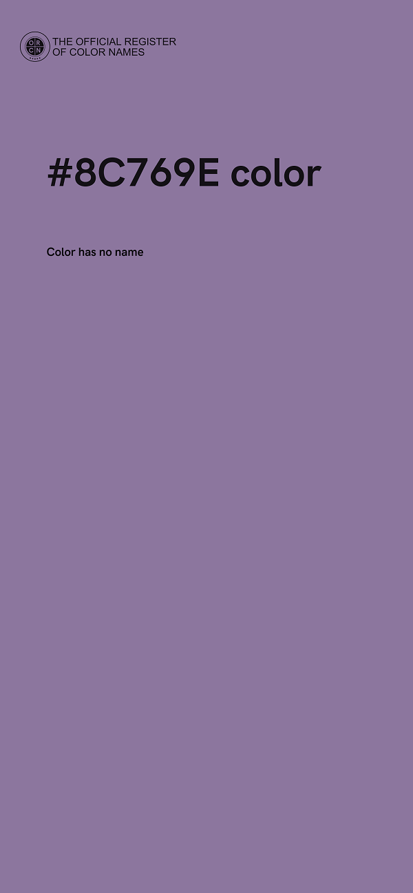 #8C769E color image