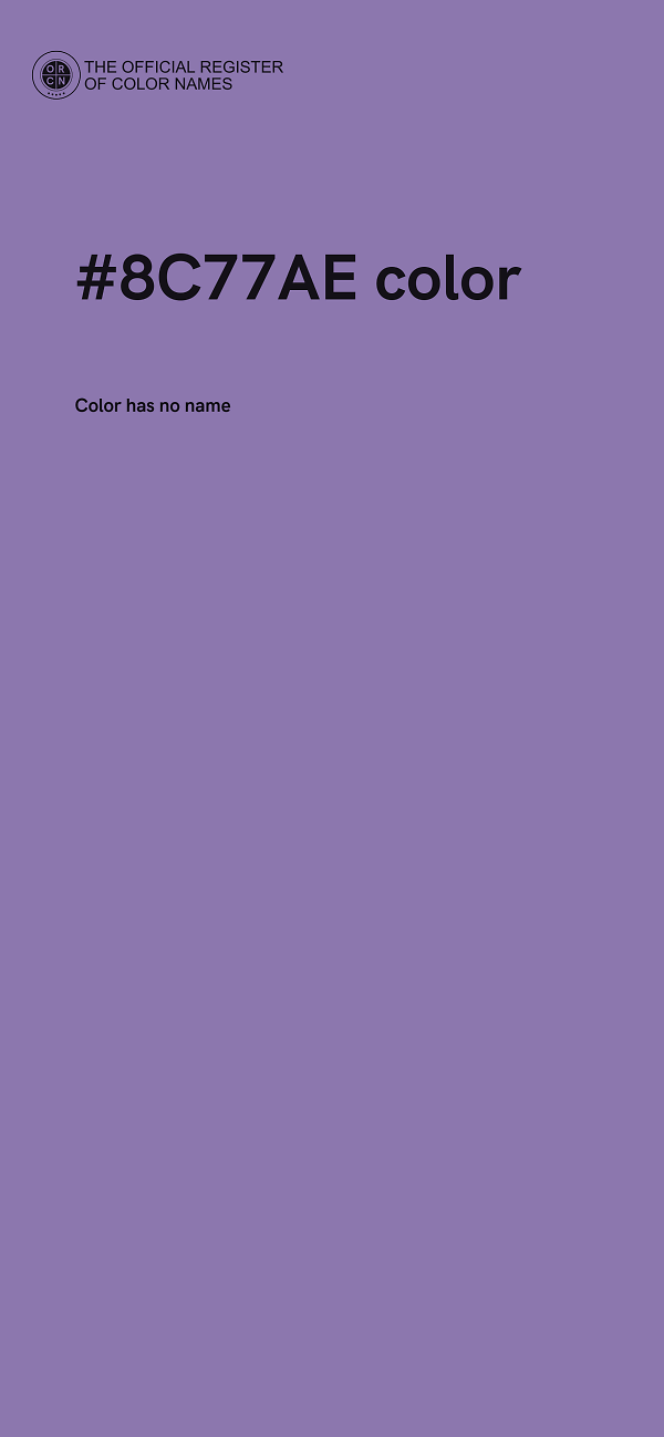 #8C77AE color image