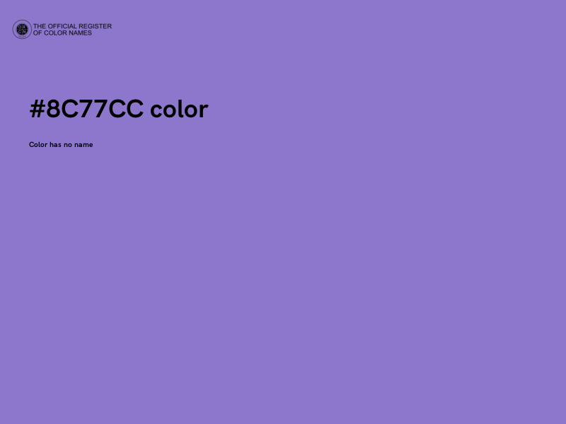 #8C77CC color image