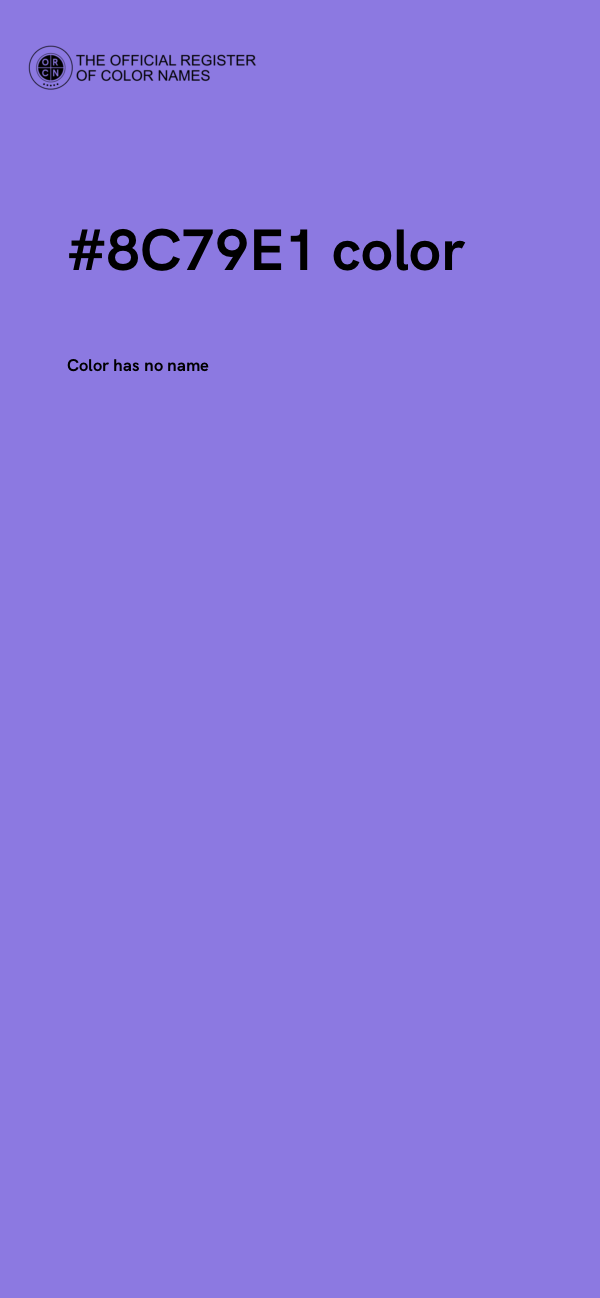 #8C79E1 color image