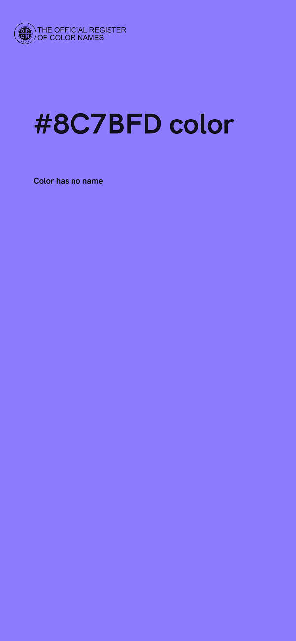#8C7BFD color image
