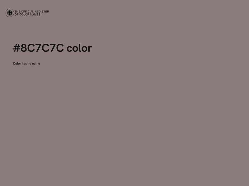 #8C7C7C color image