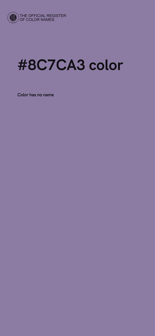 #8C7CA3 color image