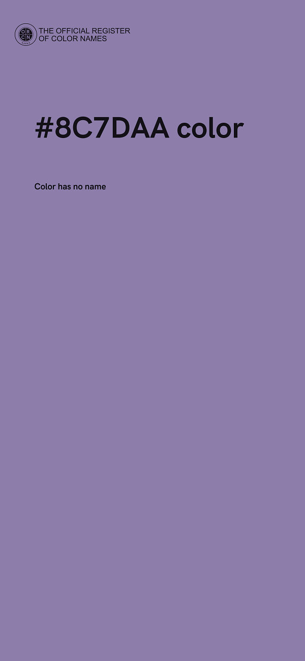 #8C7DAA color image