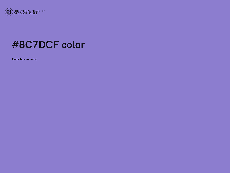 #8C7DCF color image