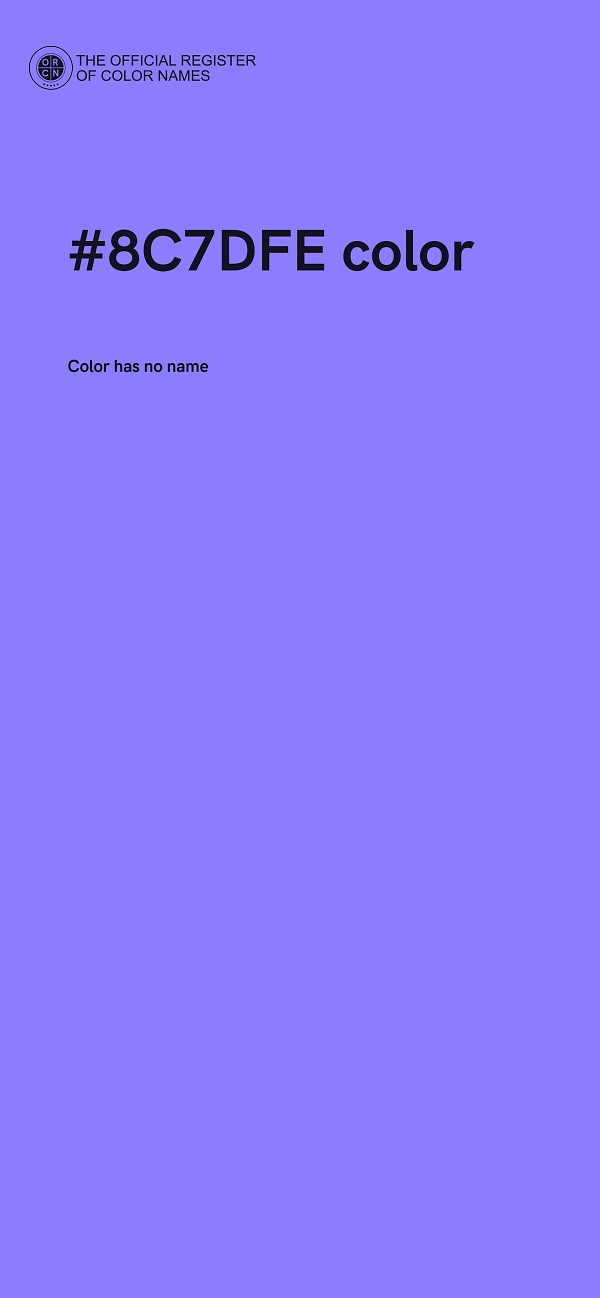 #8C7DFE color image