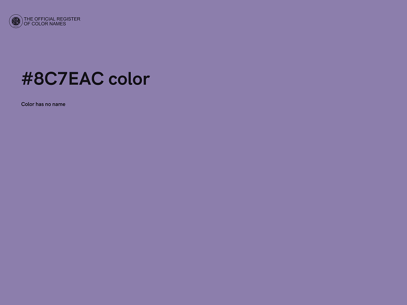 #8C7EAC color image