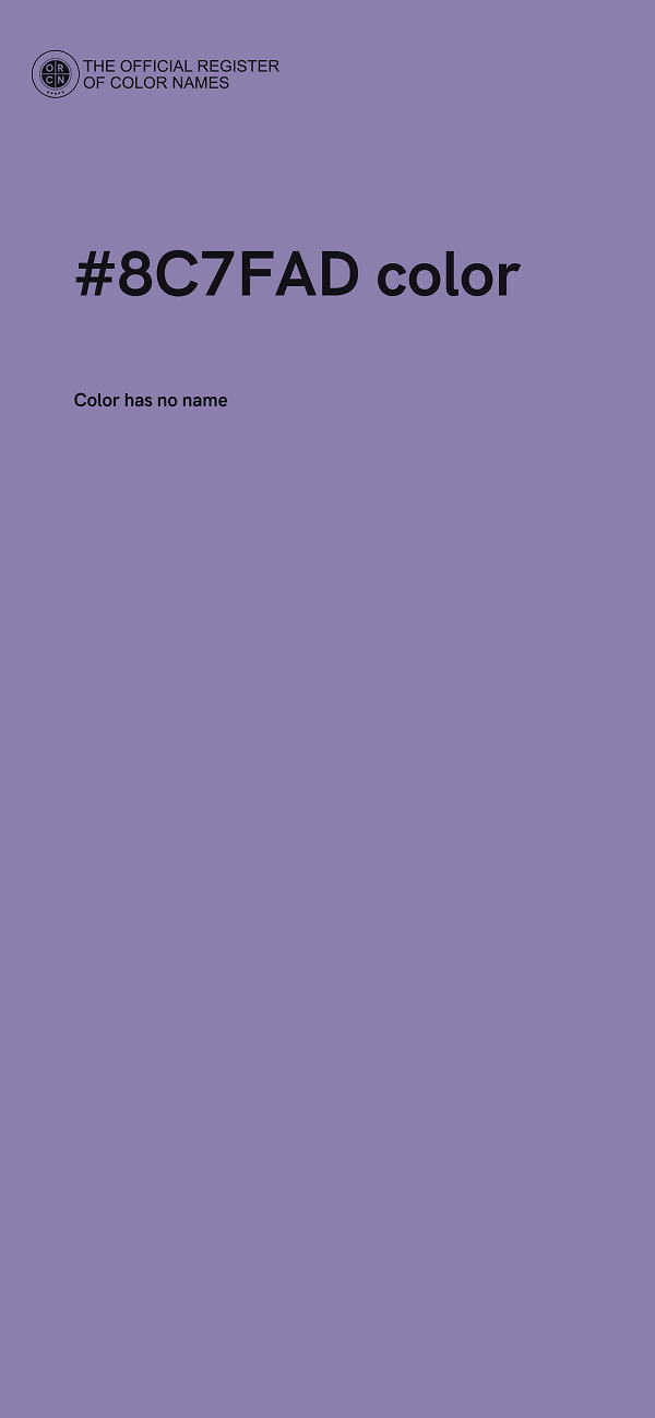 #8C7FAD color image