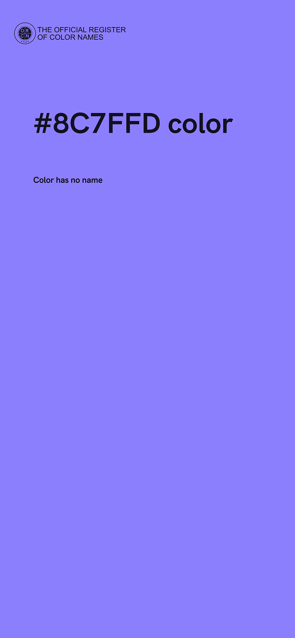 #8C7FFD color image