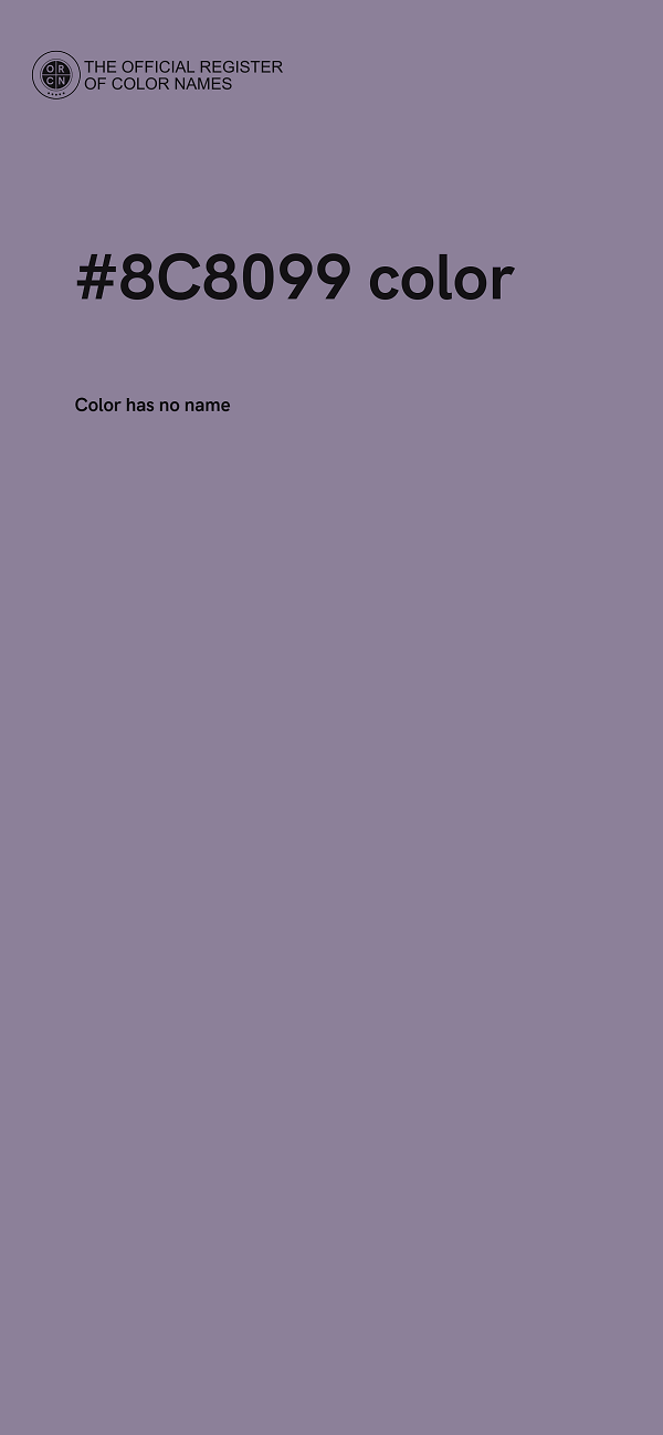 #8C8099 color image