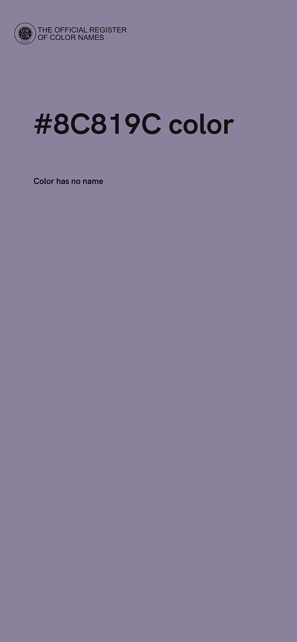 #8C819C color image