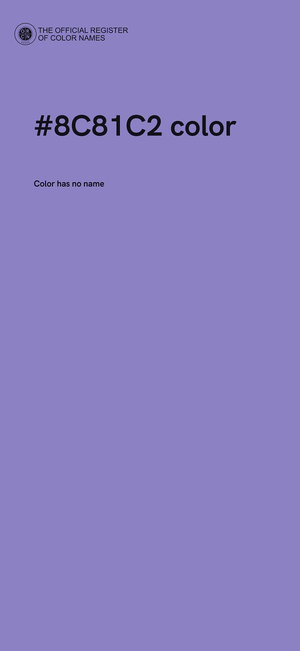 #8C81C2 color image