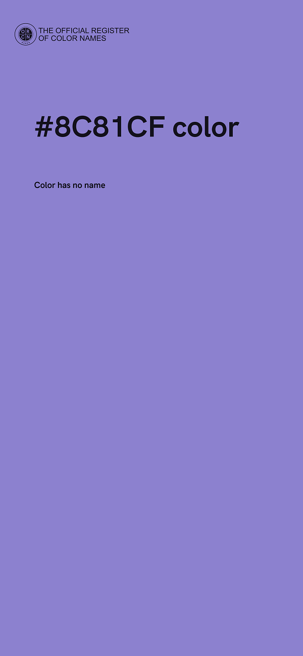 #8C81CF color image
