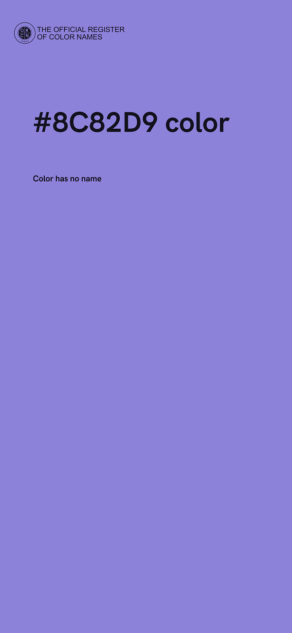#8C82D9 color image