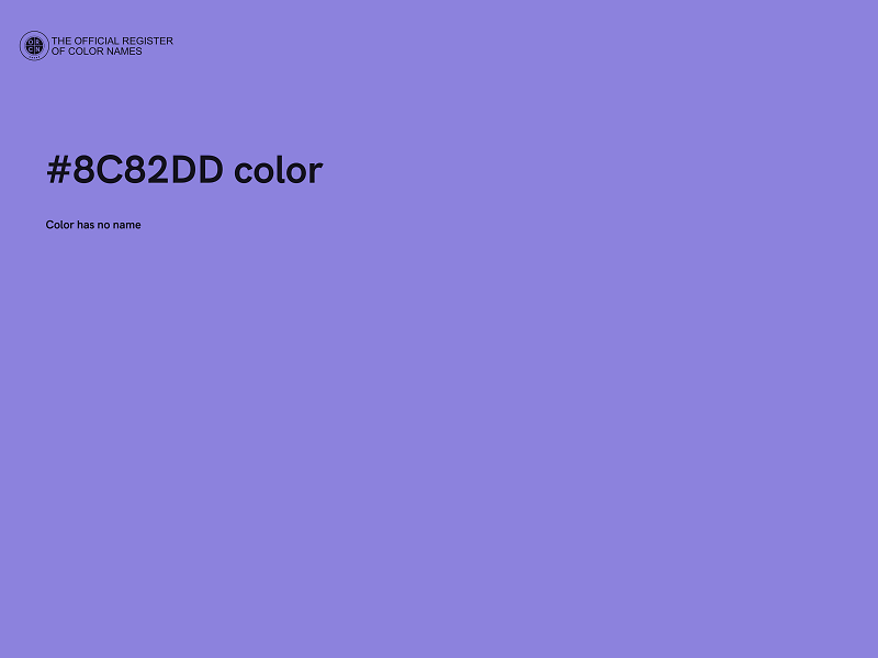 #8C82DD color image