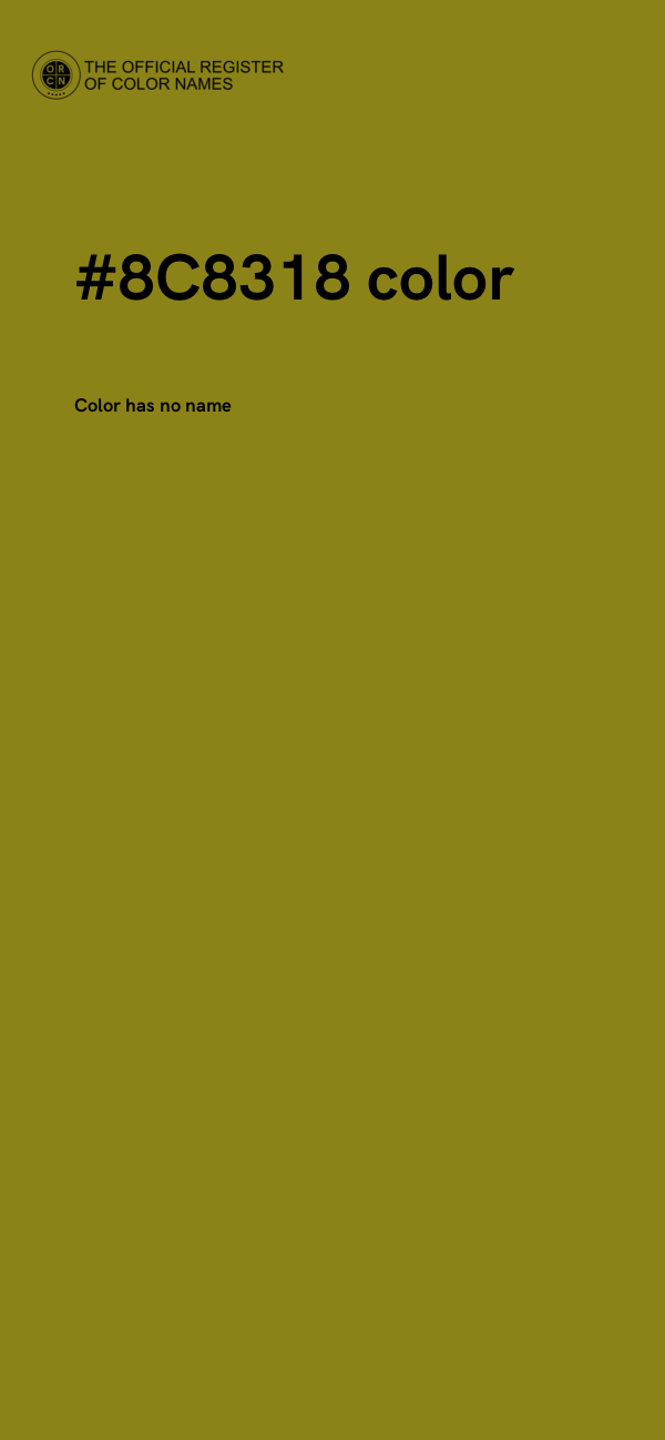 #8C8318 color image