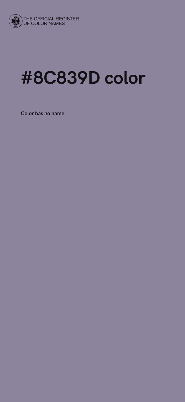 #8C839D color image