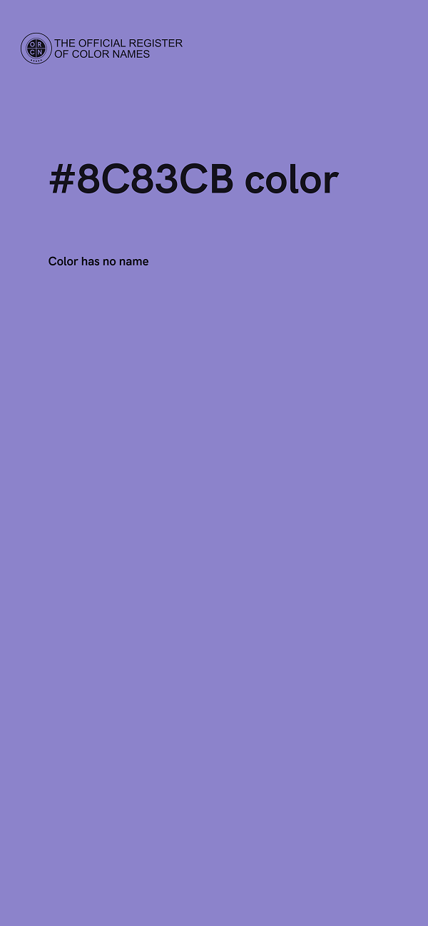 #8C83CB color image