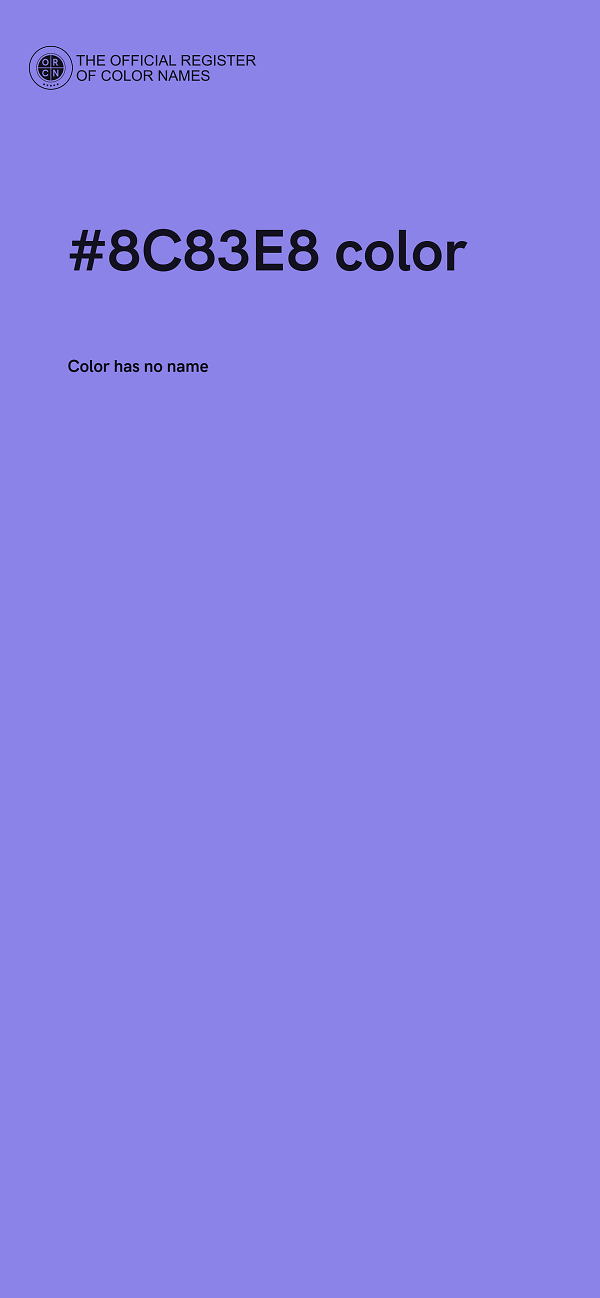 #8C83E8 color image