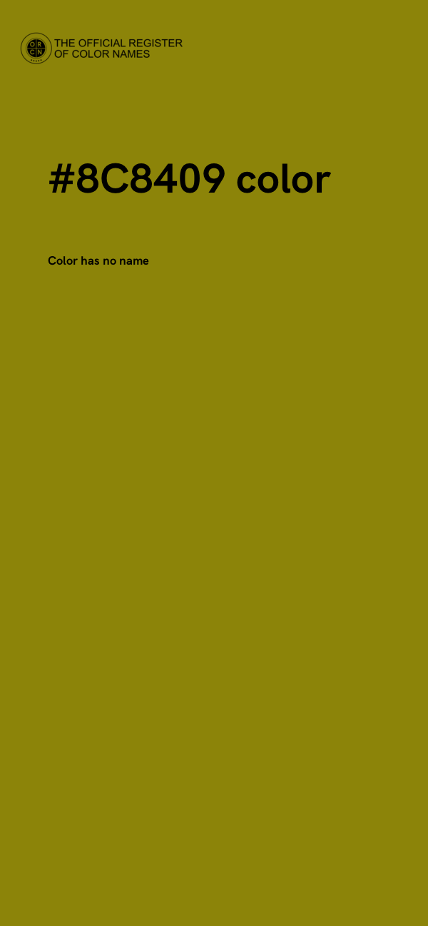 #8C8409 color image