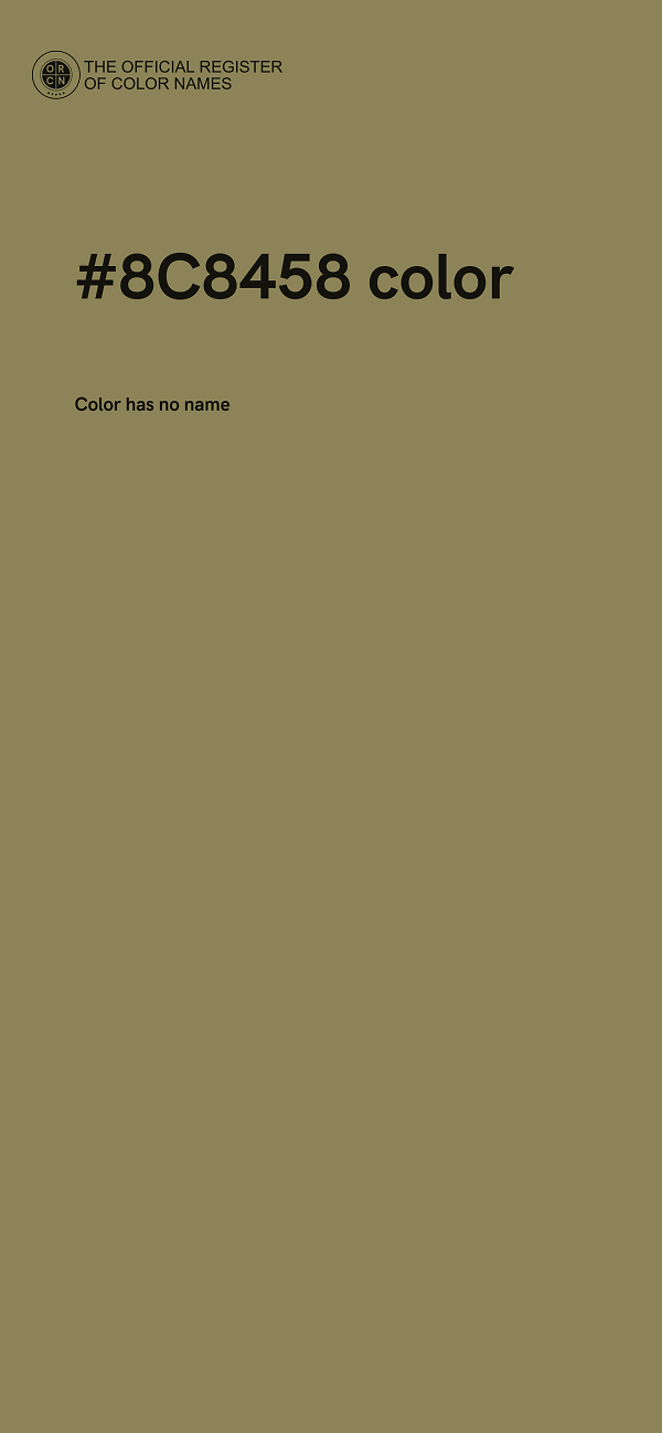 #8C8458 color image