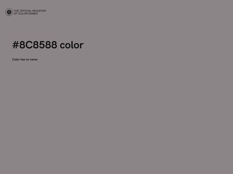 #8C8588 color image