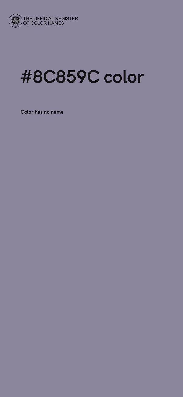 #8C859C color image