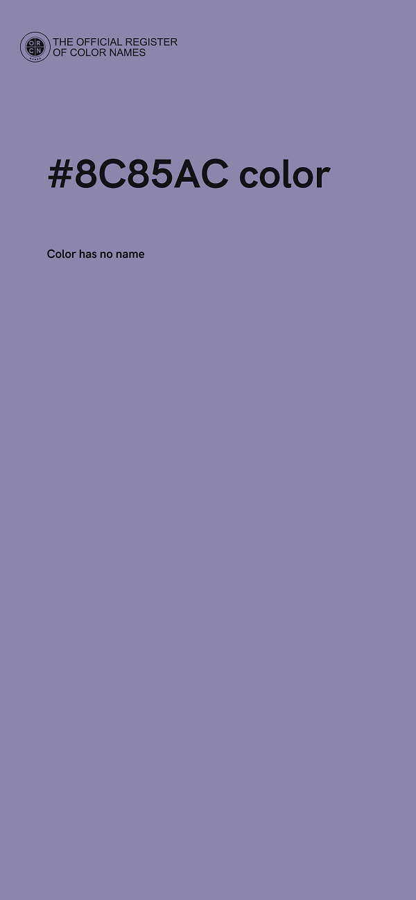 #8C85AC color image