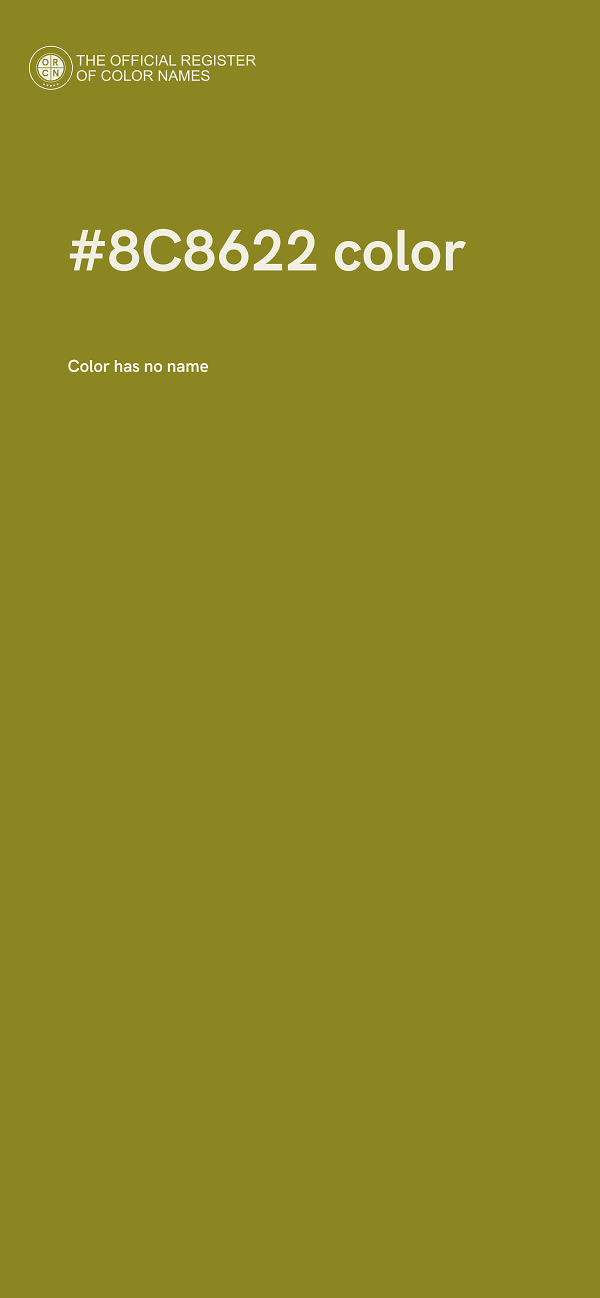 #8C8622 color image