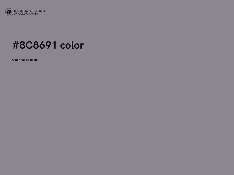 #8C8691 color image