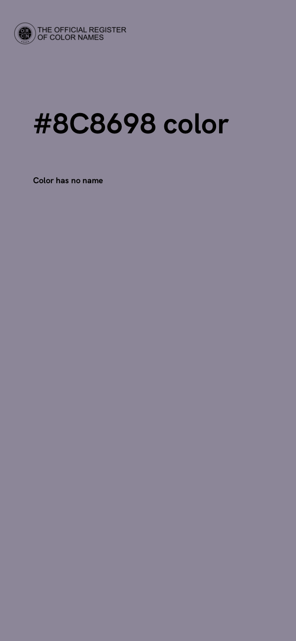 #8C8698 color image