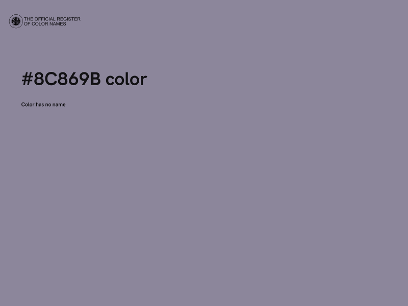 #8C869B color image