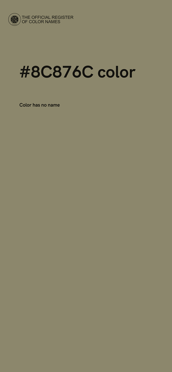 #8C876C color image