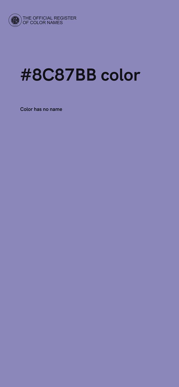 #8C87BB color image