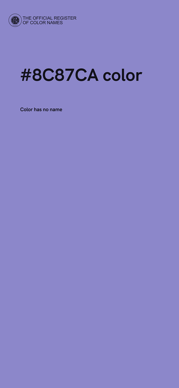 #8C87CA color image